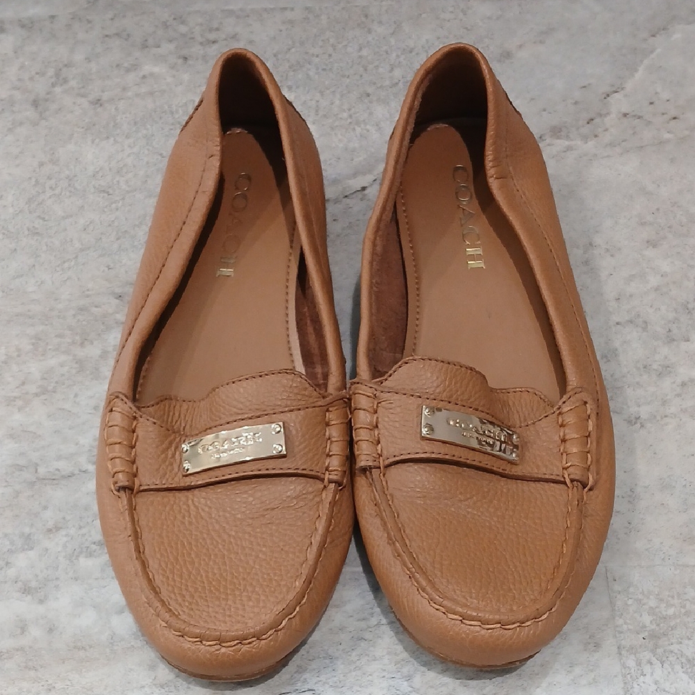 Coach Women's Tan Loafers